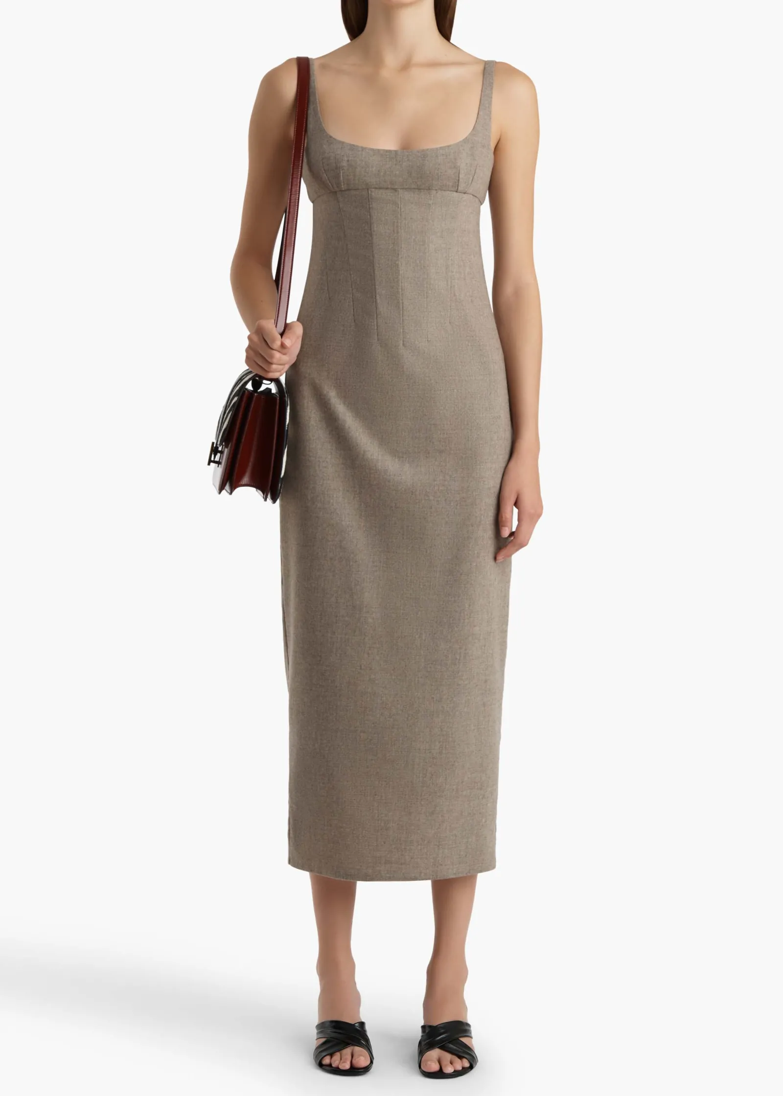 Khaite Dresses-Lotte Dress in Sepia