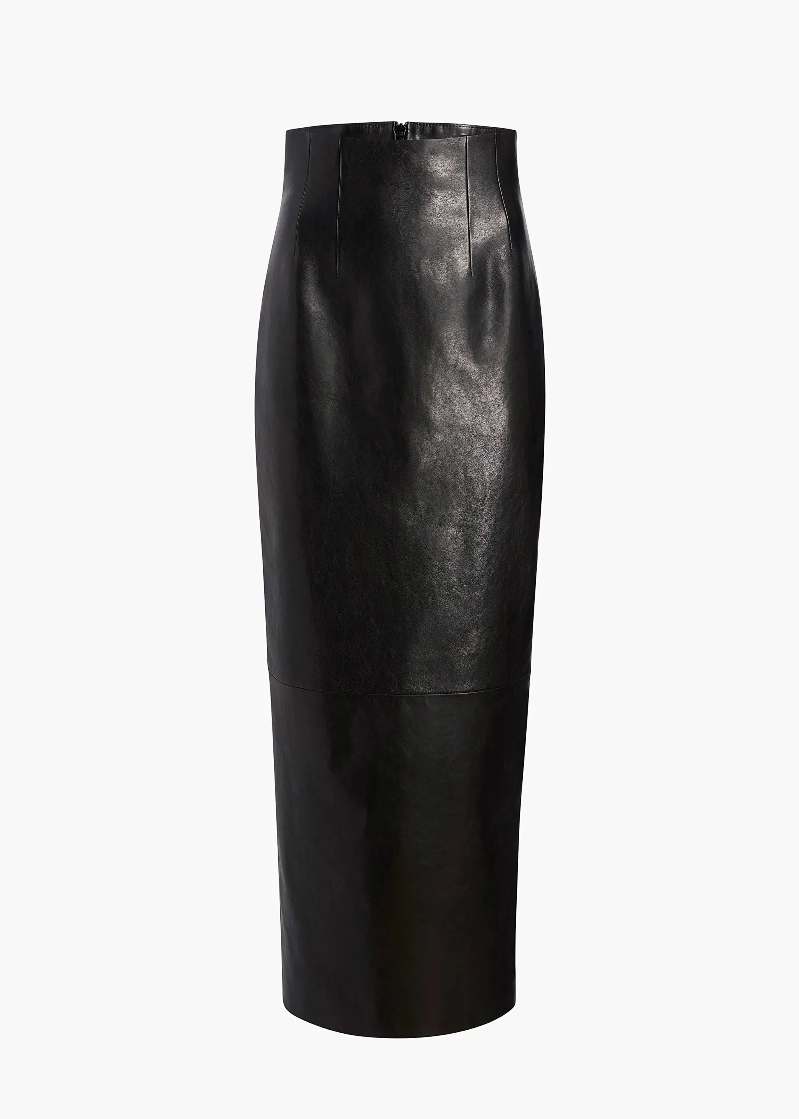 Khaite Skirts & Shorts|Leather-Loxley Skirt in Black Leather