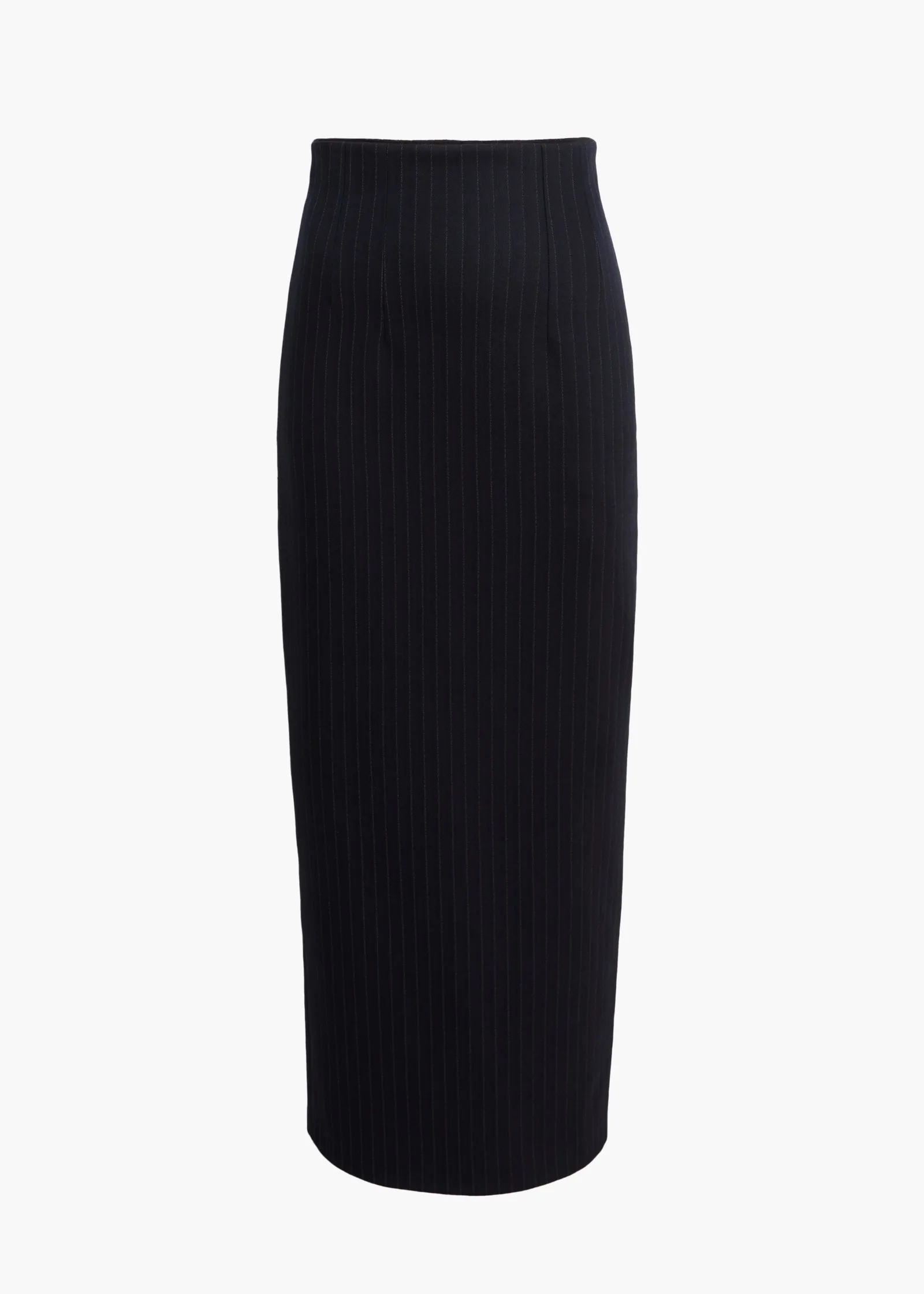 Khaite Skirts & Shorts-Loxley Skirt in Navy and White Stripe