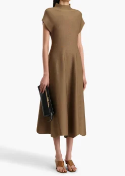 Khaite Dresses-Lyra Dress in Carob
