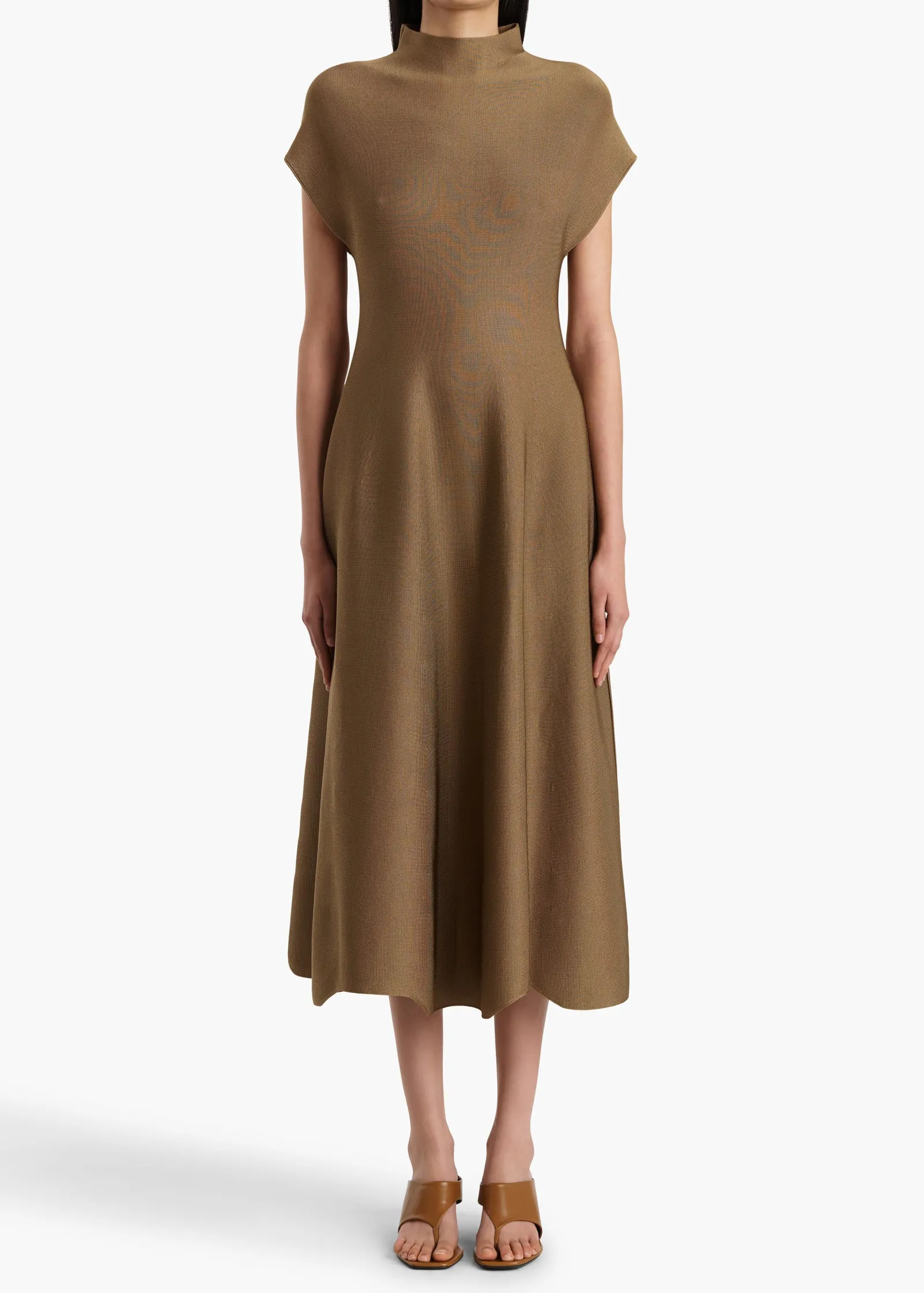 Khaite Dresses-Lyra Dress in Carob