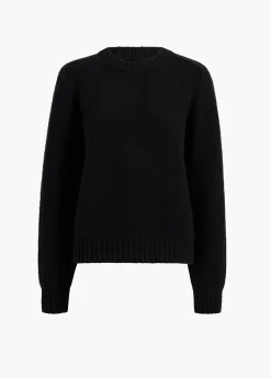 Khaite Knitwear-Mae Sweater in Black
