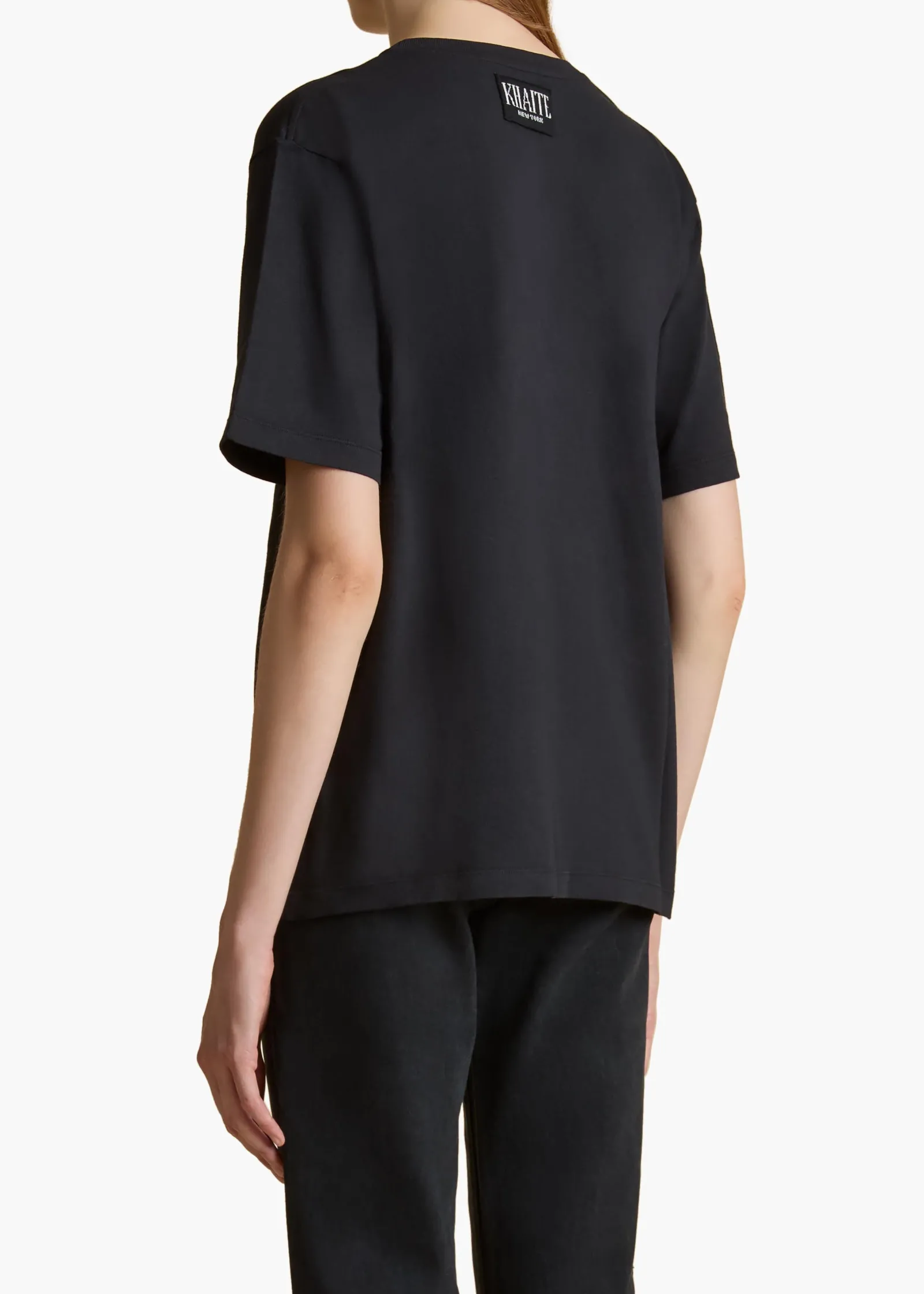 Khaite T-Shirts & Tanks-Mae T-Shirt in Black