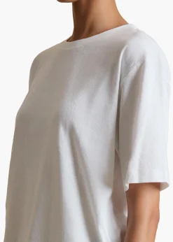 Khaite T-Shirts & Tanks-Mae T-Shirt in White