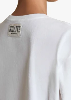 Khaite T-Shirts & Tanks-Mae T-Shirt in White