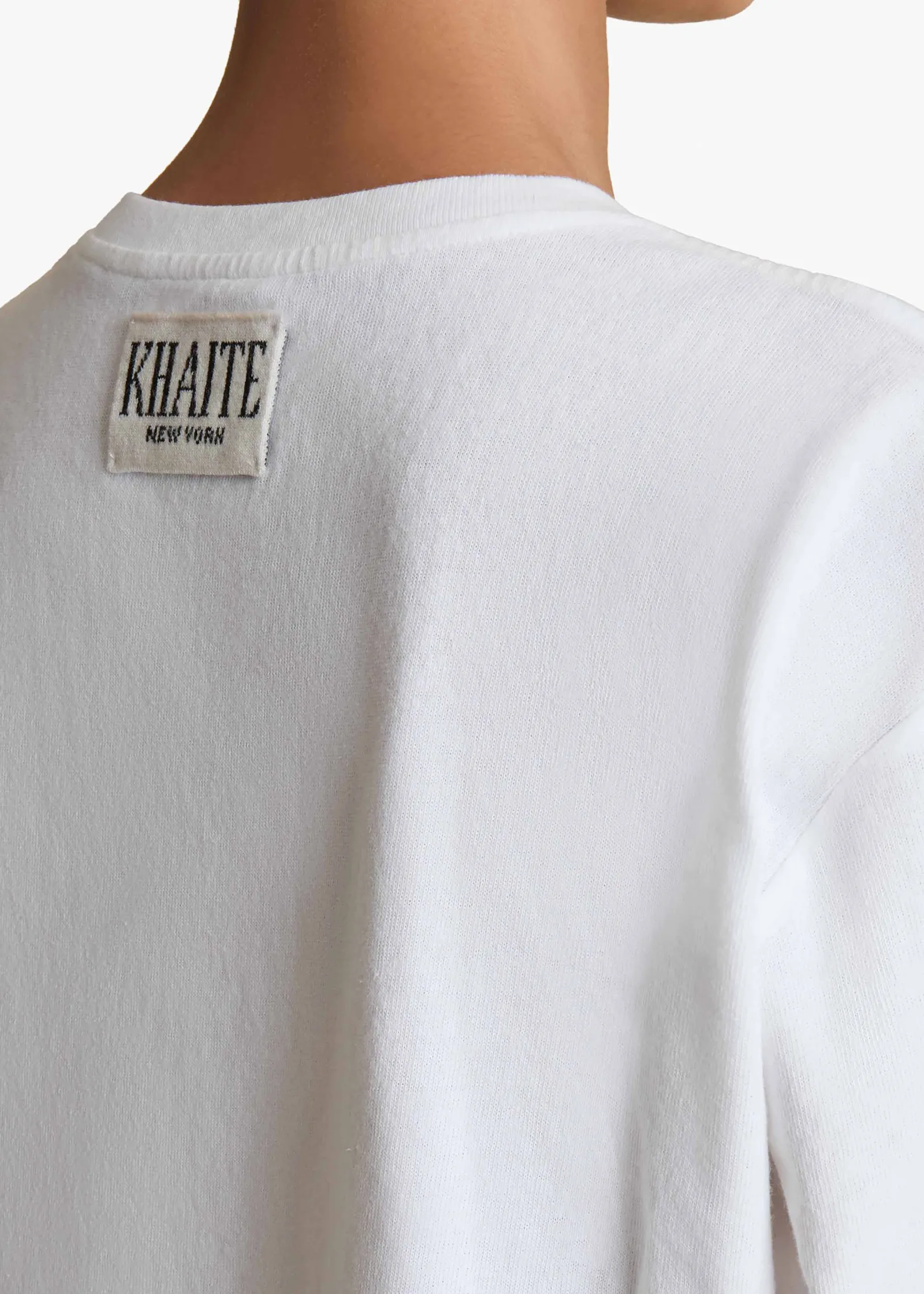 Khaite T-Shirts & Tanks-Mae T-Shirt in White