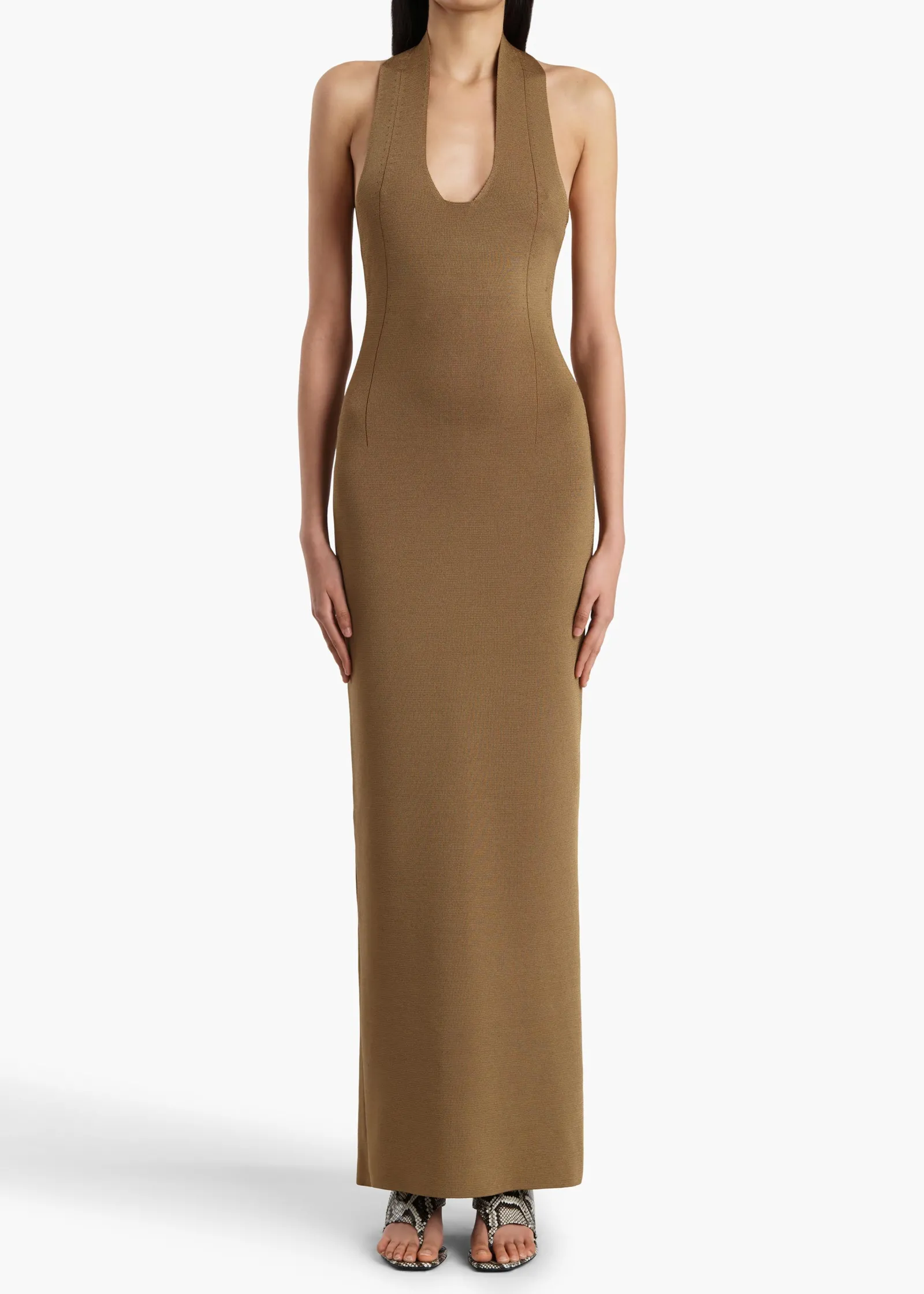 Khaite Dresses-Mahi Dress in Carob