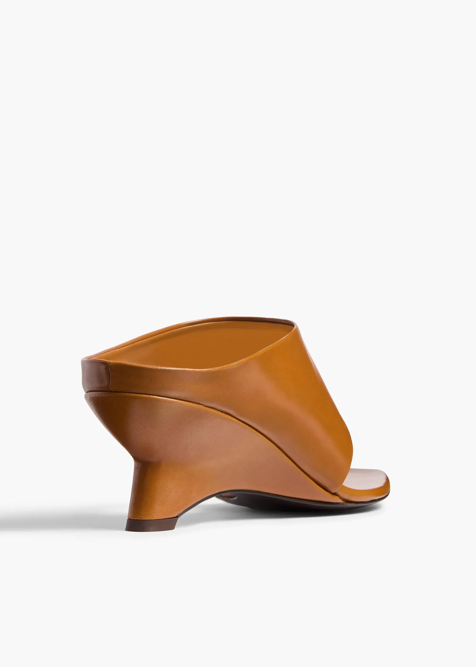 Khaite Mules|Sandals-Marlow Mule in Cuoio Glazed Leather