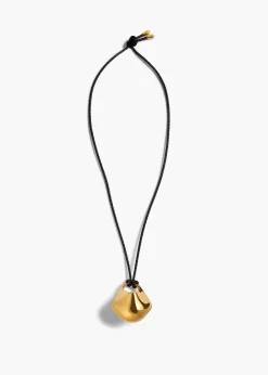 Khaite Jewelry-Medium Lotus Pendant in Gold