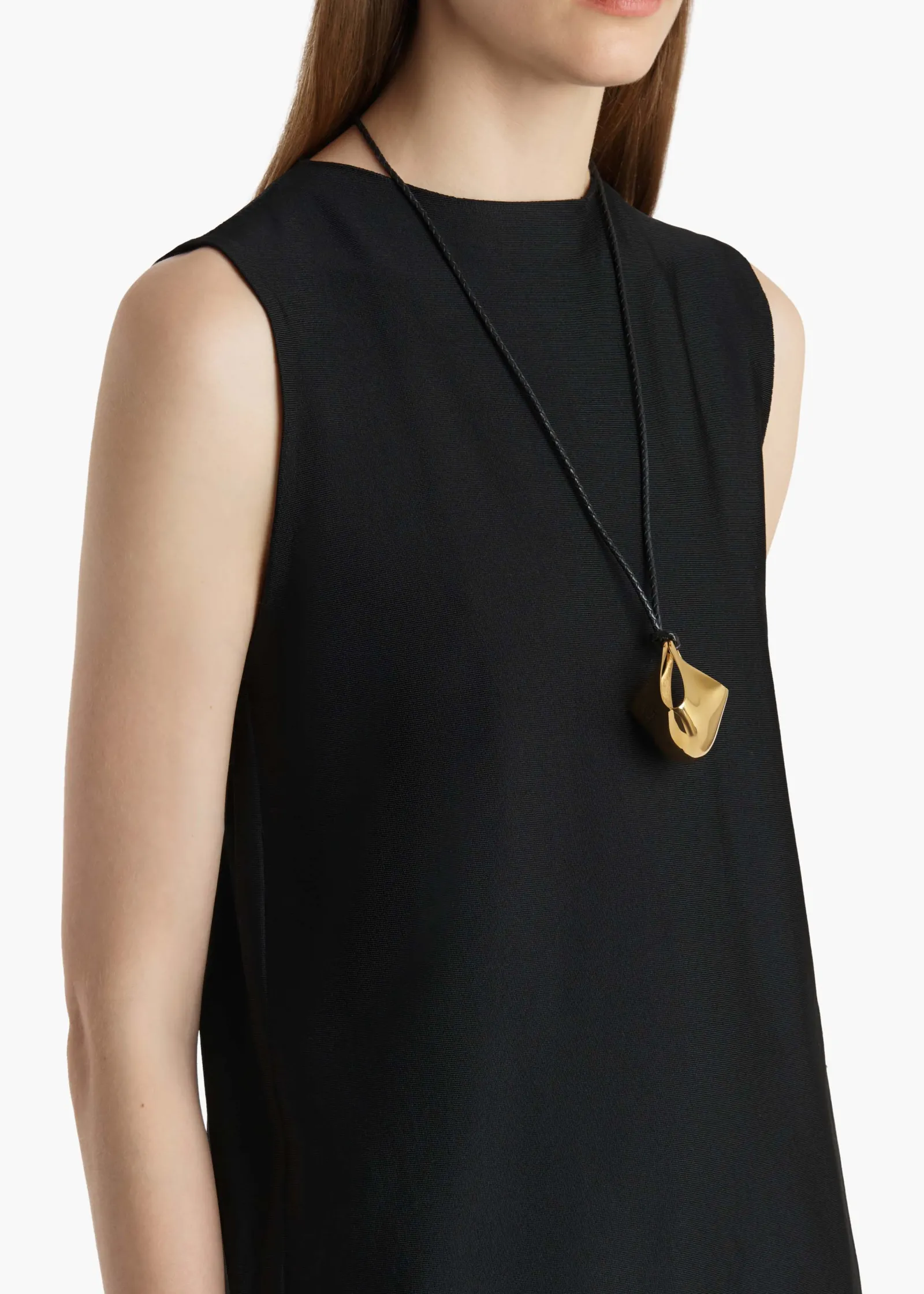 Khaite Jewelry-Medium Lotus Pendant in Gold
