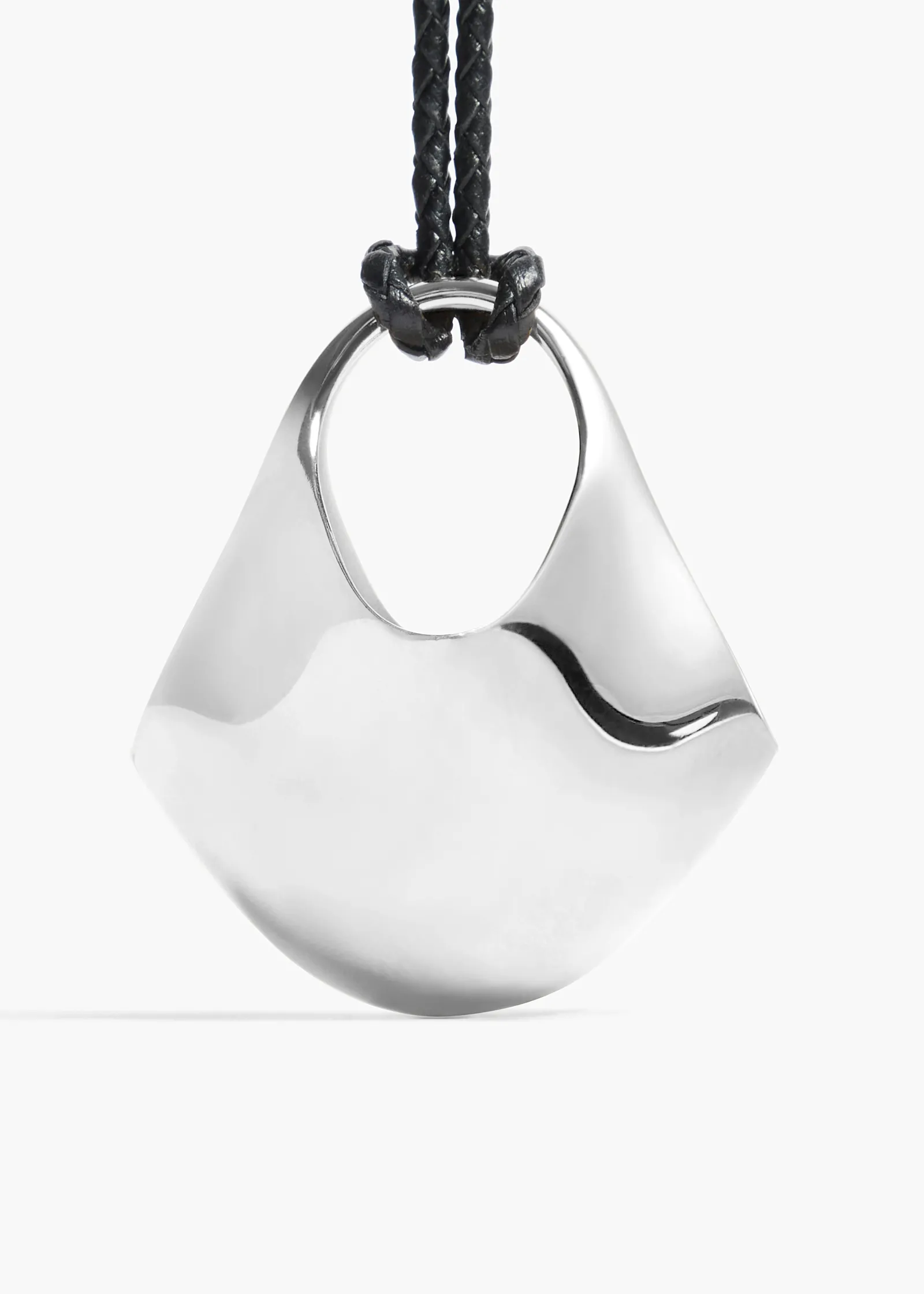 Khaite Jewelry-Medium Lotus Pendant in Silver