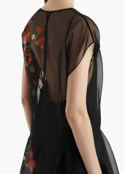 Khaite Dresses-Merith Dress in Black and Red