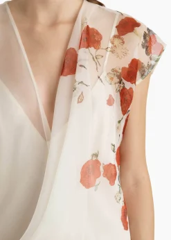 Khaite Dresses-Merith Dress in Cream and Red