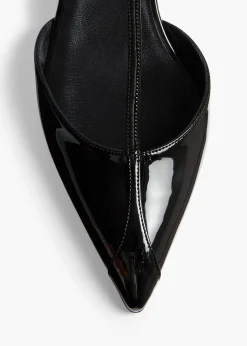 Khaite Sandals|Pumps-Mia Pump in Black Patent Leather