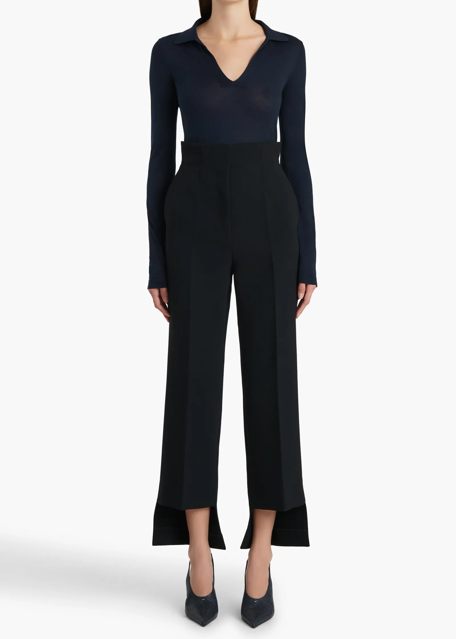 Khaite Shirts & Tops-Mikel Top in Midnight