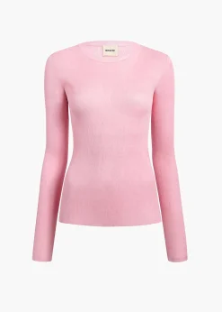 Khaite Knitwear|Shirts & Tops-Mosi Top in Rosewater