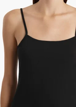 Khaite T-Shirts & Tanks-Moss Cami in Black