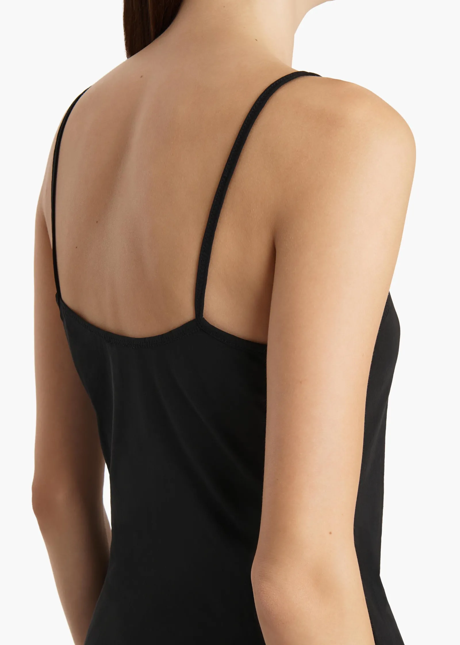 Khaite T-Shirts & Tanks-Moss Cami in Black