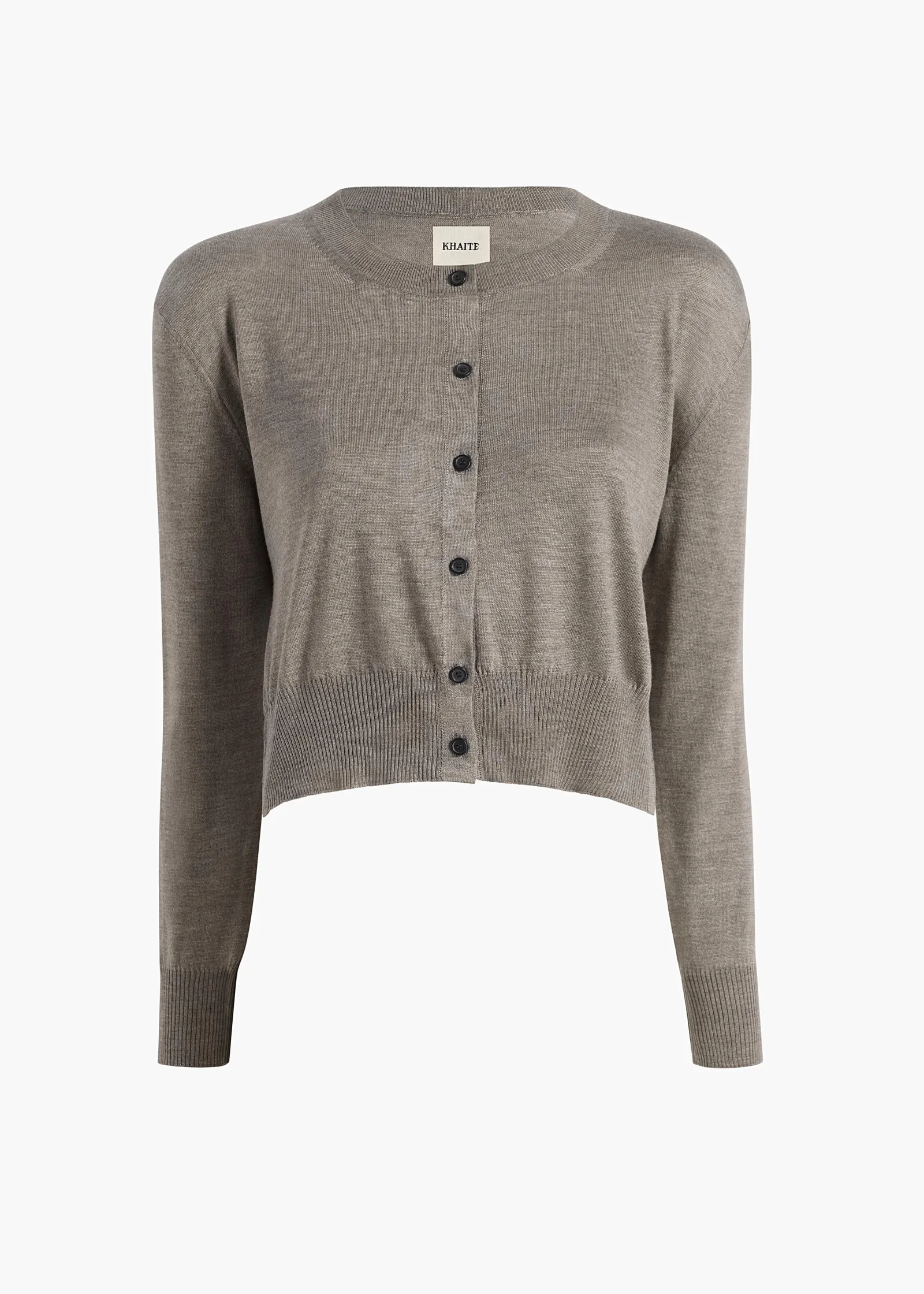 Khaite Knitwear-Nadyne Cardigan in Sterling