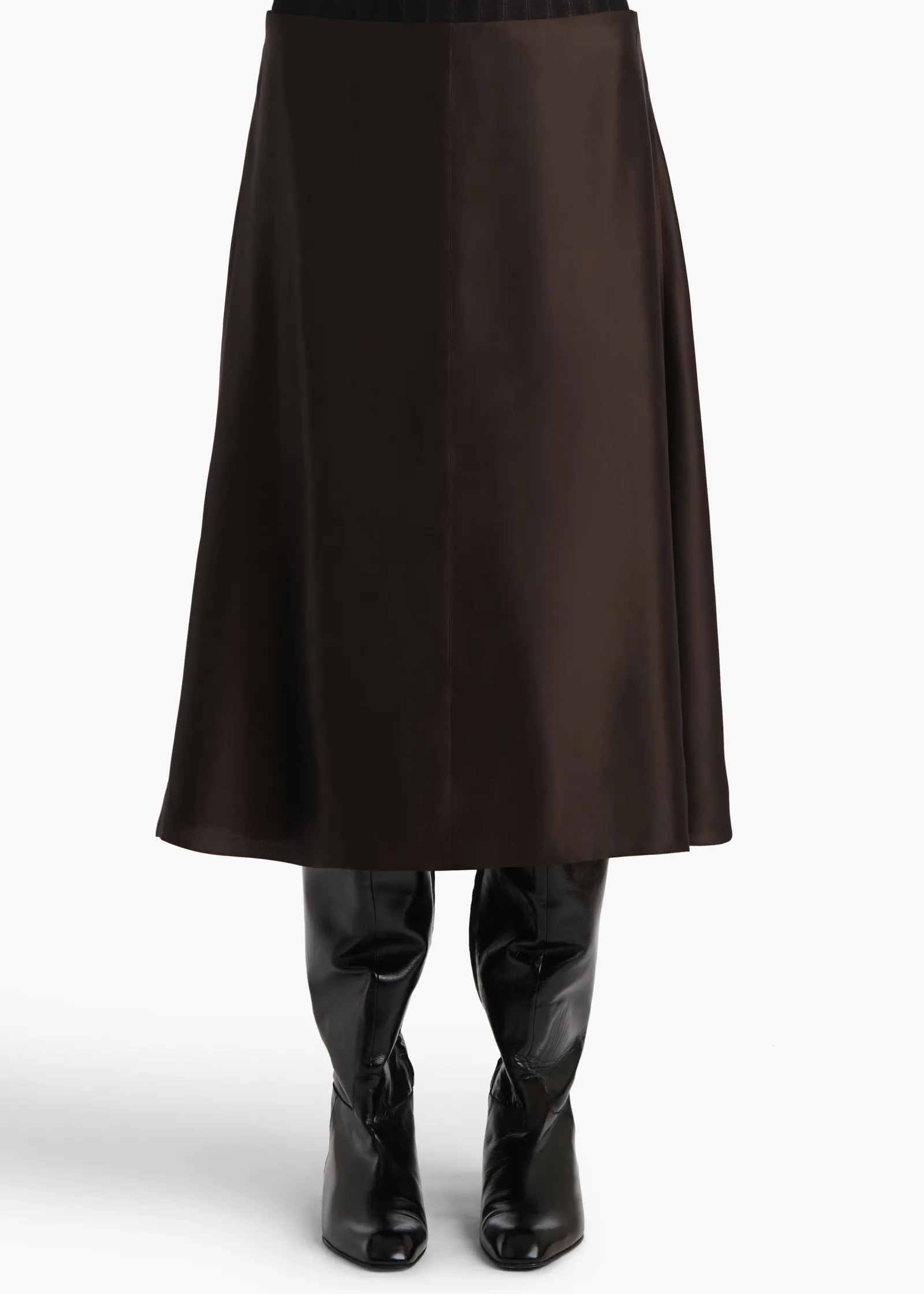Khaite Skirts & Shorts-Nania Skirt in Bark