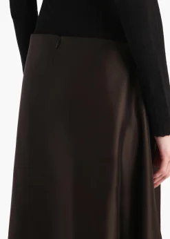 Khaite Skirts & Shorts-Nania Skirt in Bark