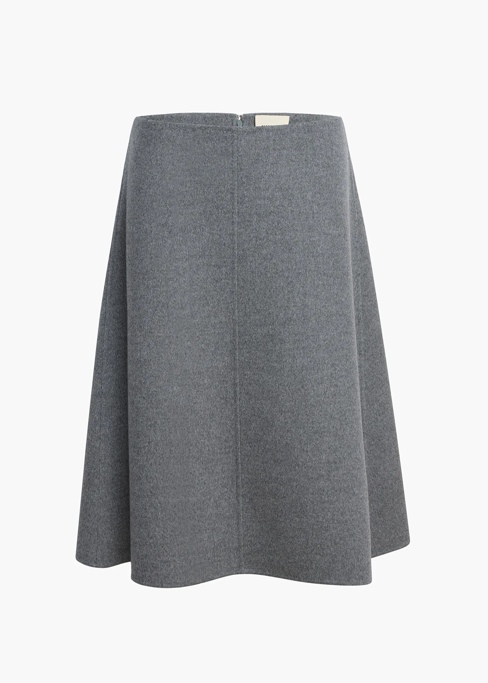 Khaite Skirts & Shorts-Nania Skirt in Grey Melange