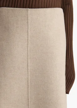 Khaite Skirts & Shorts-Nania Skirt in Oatmeal