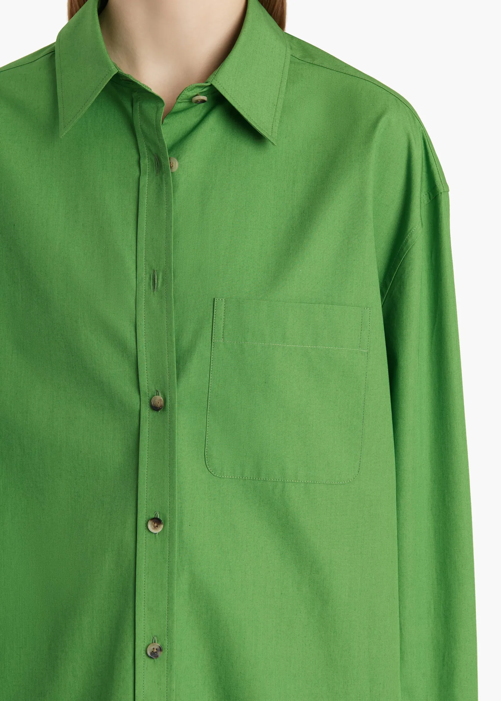 Khaite Shirts & Tops-Newton Top in Absinthe