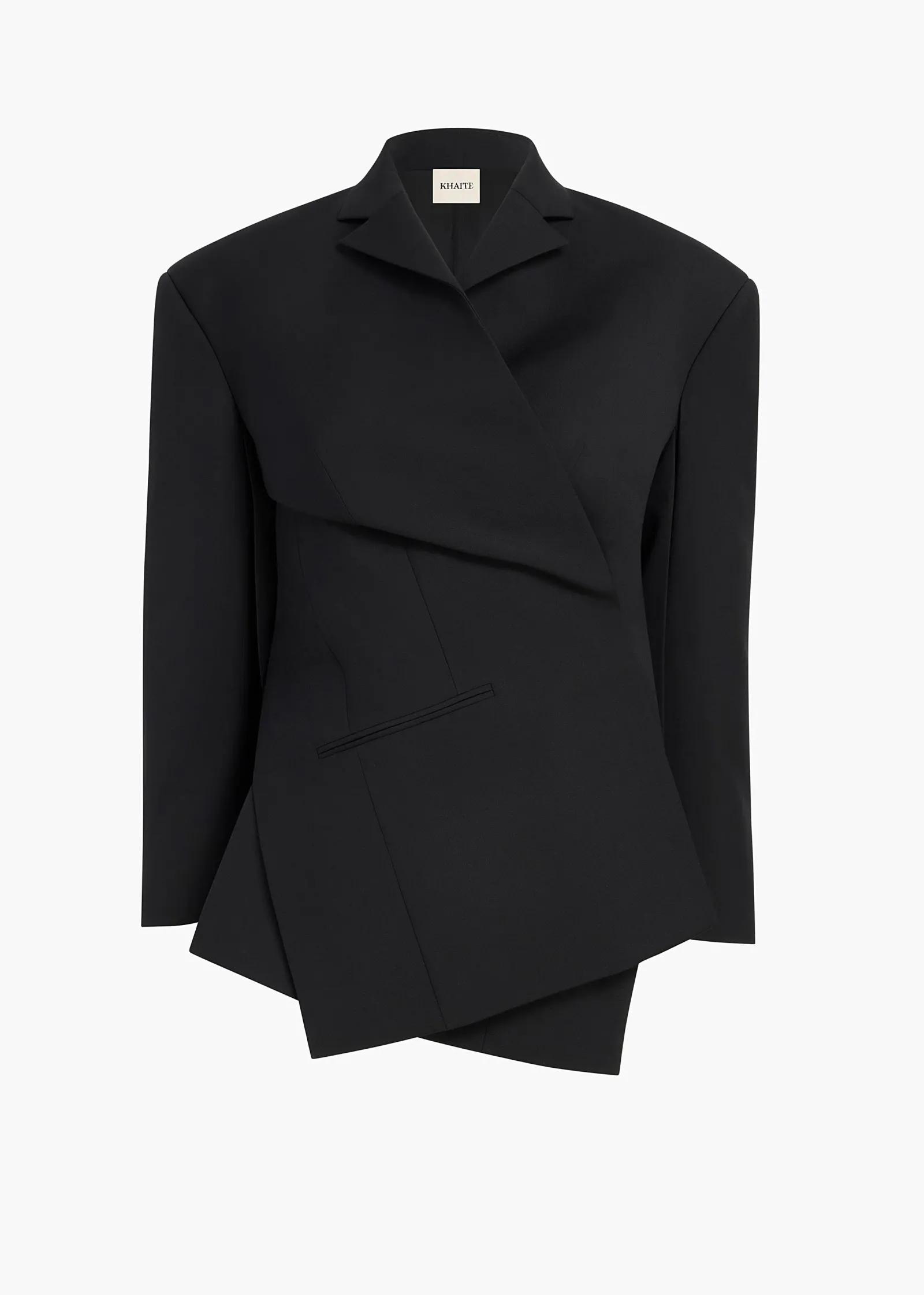 Khaite Leather|Jackets-Palto Jacket in Black