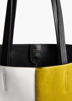 Khaite Totes-Piper Patchwork Tote in Fern Multi
