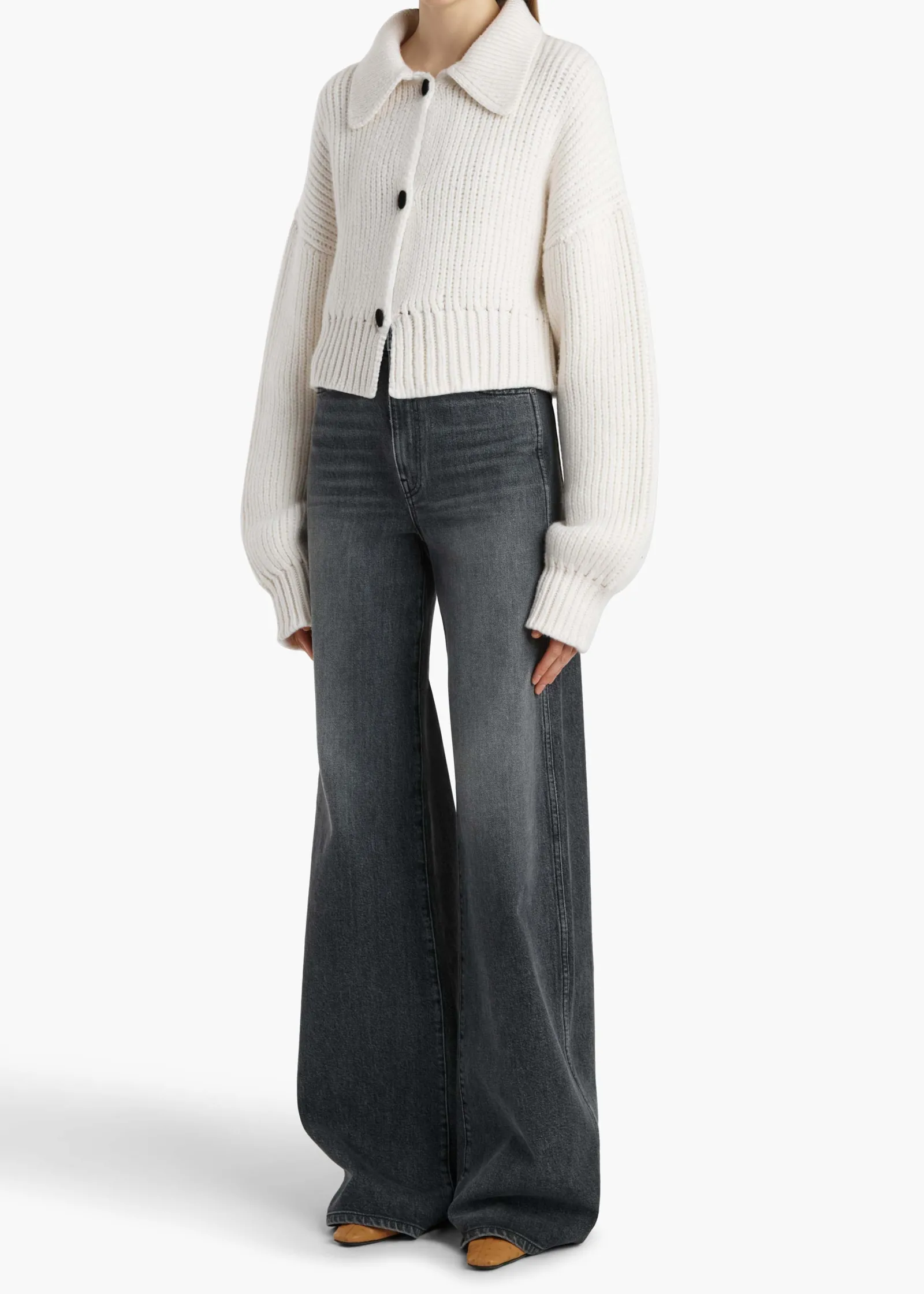 Khaite Knitwear-Pome Jacket in Glaze