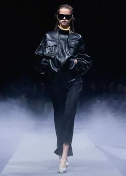 Khaite Pants-Rae Pant in Black Wool Silk