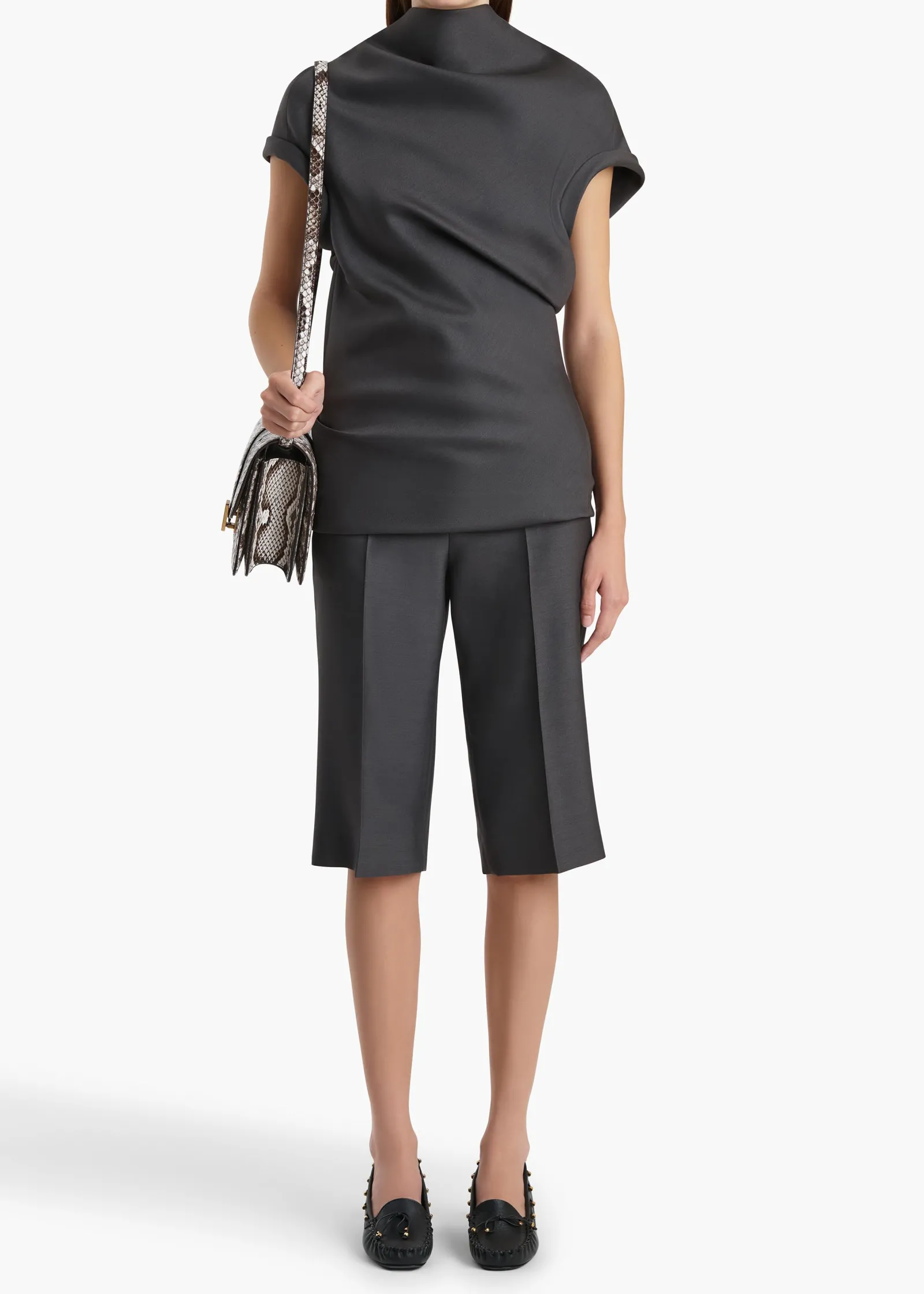 Khaite Skirts & Shorts-Raelle Short in Storm