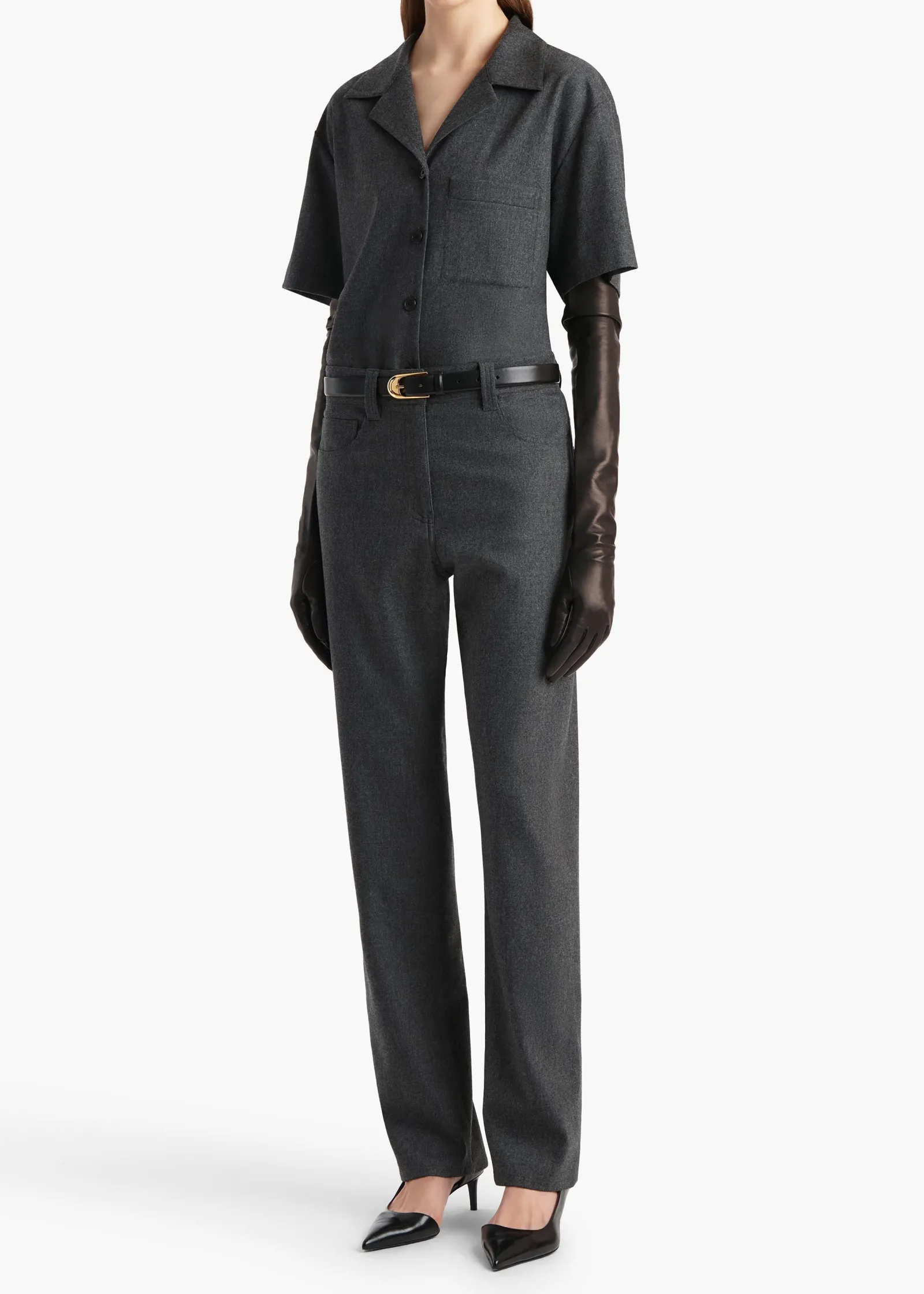 Khaite Shirts & Tops-Riordan Top in Storm