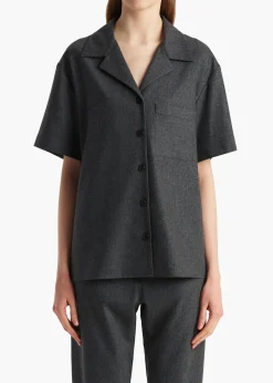 Khaite Shirts & Tops-Riordan Top in Storm