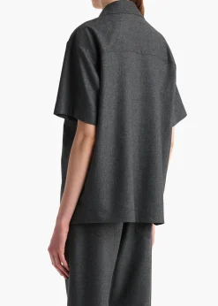 Khaite Shirts & Tops-Riordan Top in Storm