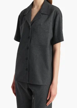 Khaite Shirts & Tops-Riordan Top in Storm