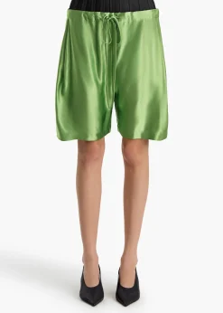 Khaite Skirts & Shorts-Rohe Short in Absinthe