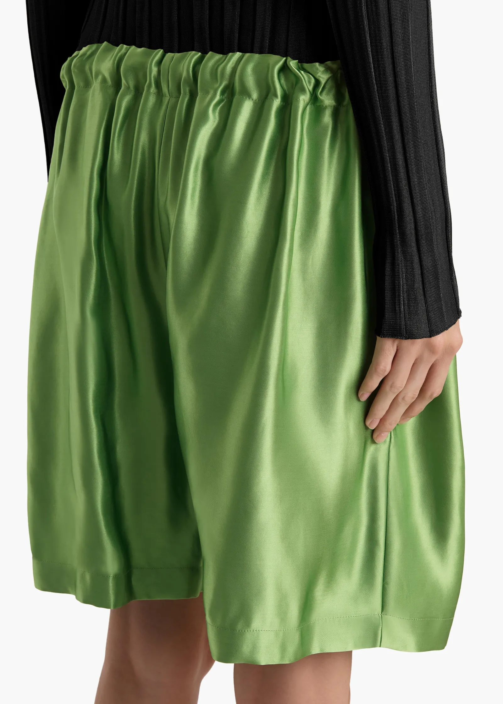 Khaite Skirts & Shorts-Rohe Short in Absinthe