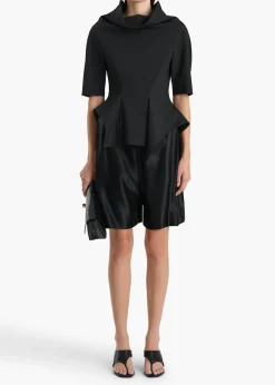 Khaite Skirts & Shorts-Rohe Short in Black