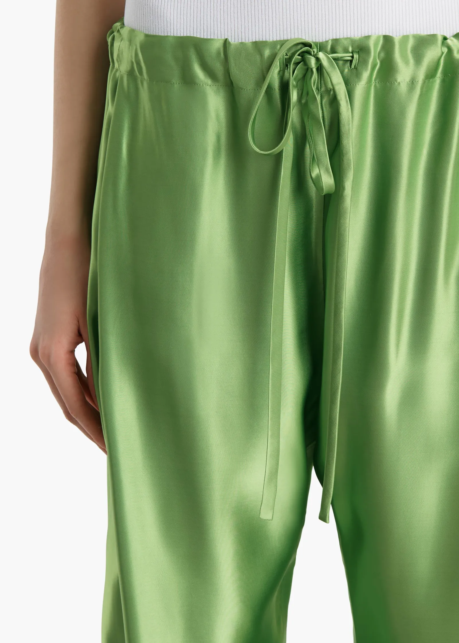 Khaite Pants-Rohen Pant in Absinthe