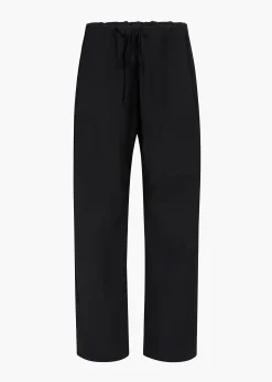 Khaite Pants-Rohen Pant in Black Tropical Wool