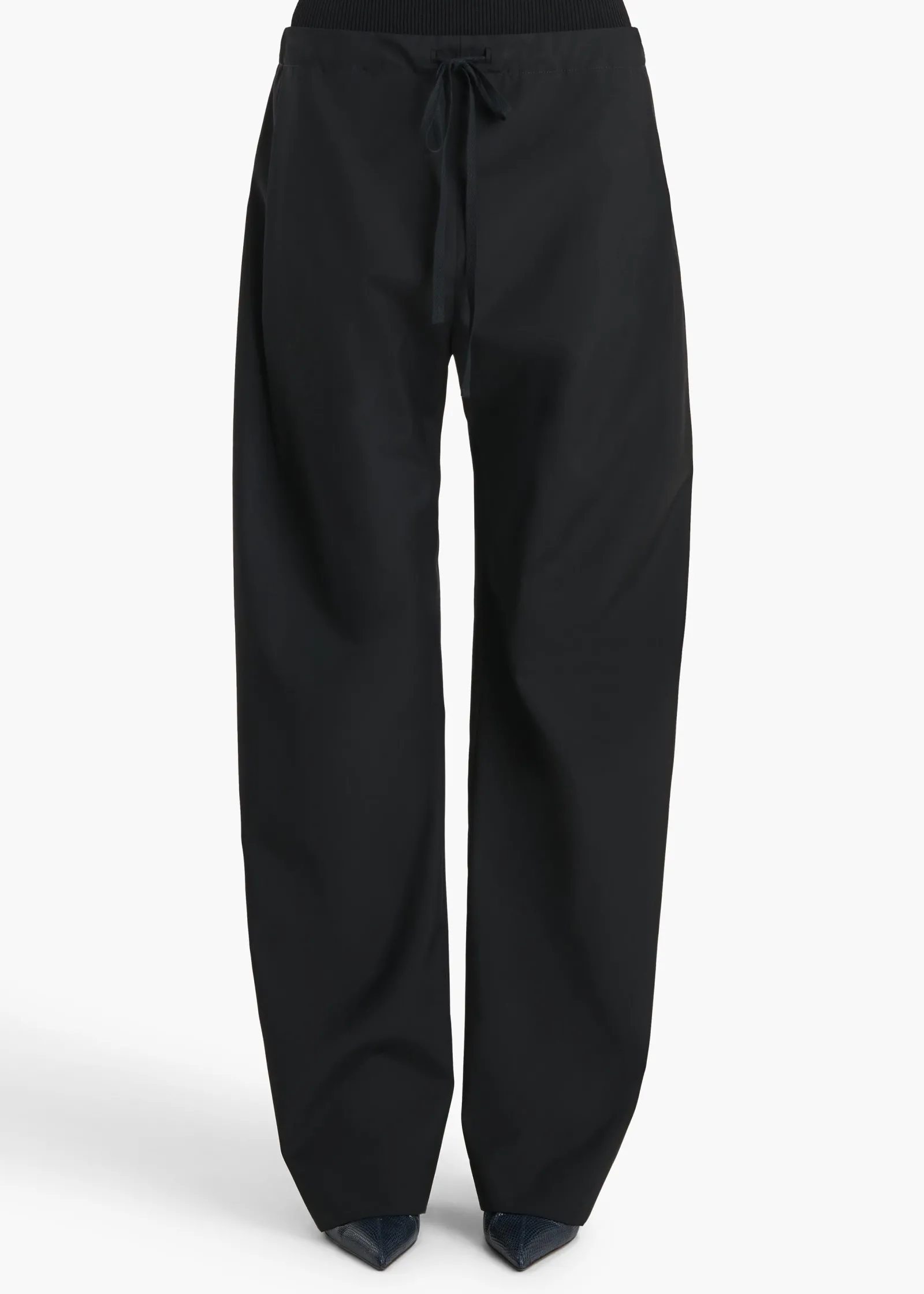 Khaite Pants-Rohen Pant in Black Tropical Wool