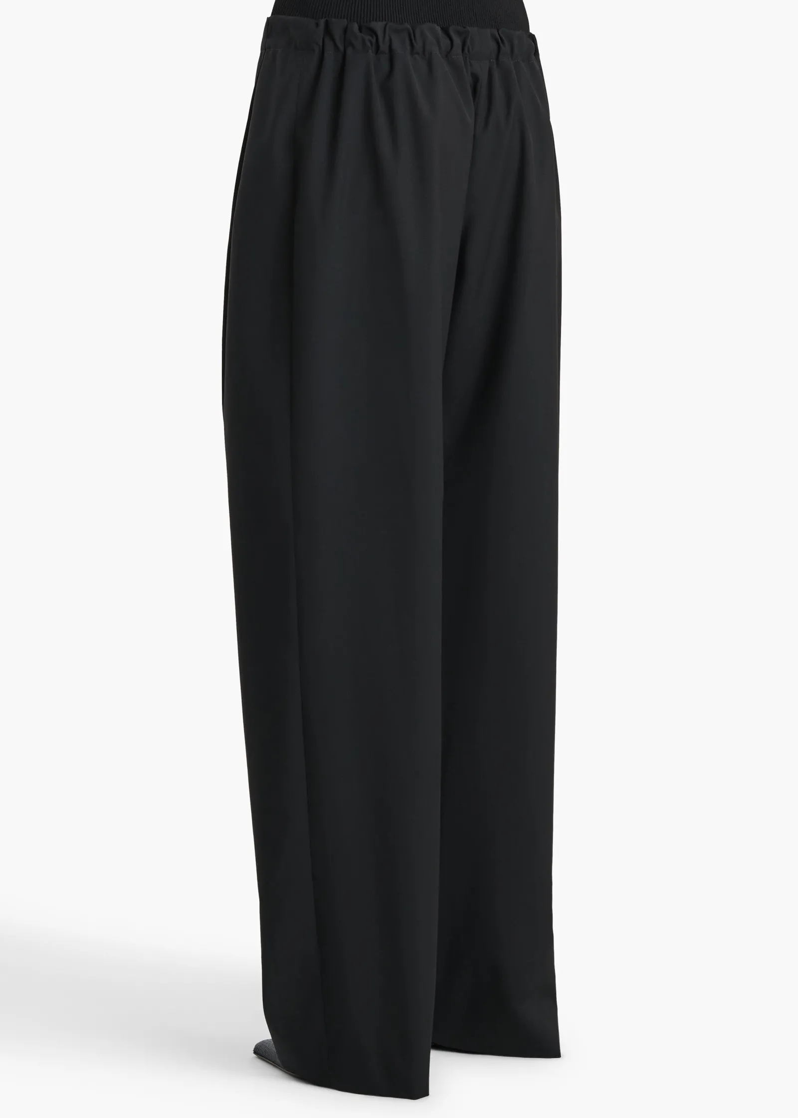 Khaite Pants-Rohen Pant in Black Tropical Wool