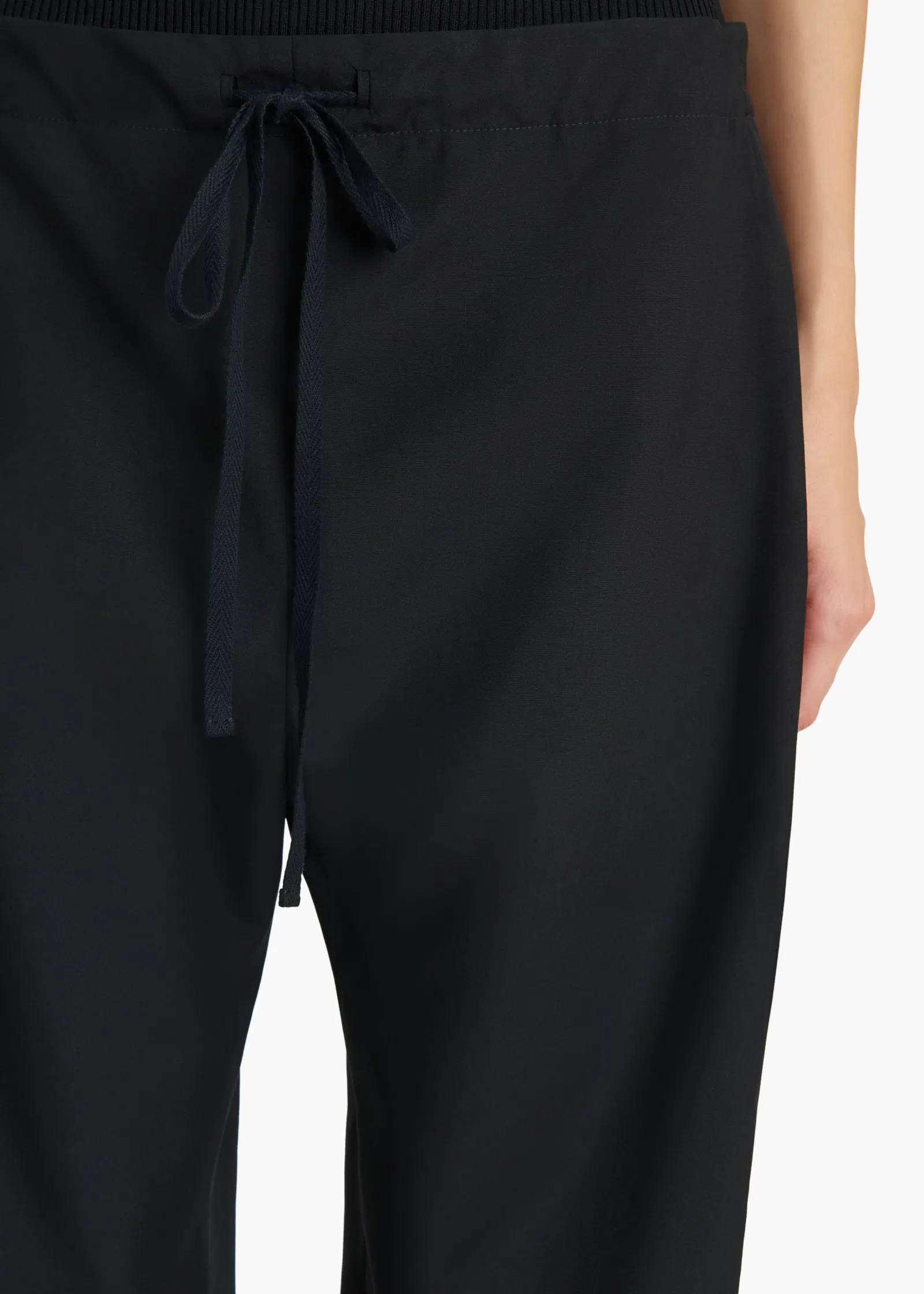 Khaite Pants-Rohen Pant in Black Tropical Wool