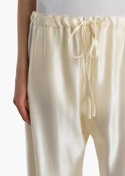 Khaite Pants-Rohen Pant in Cream