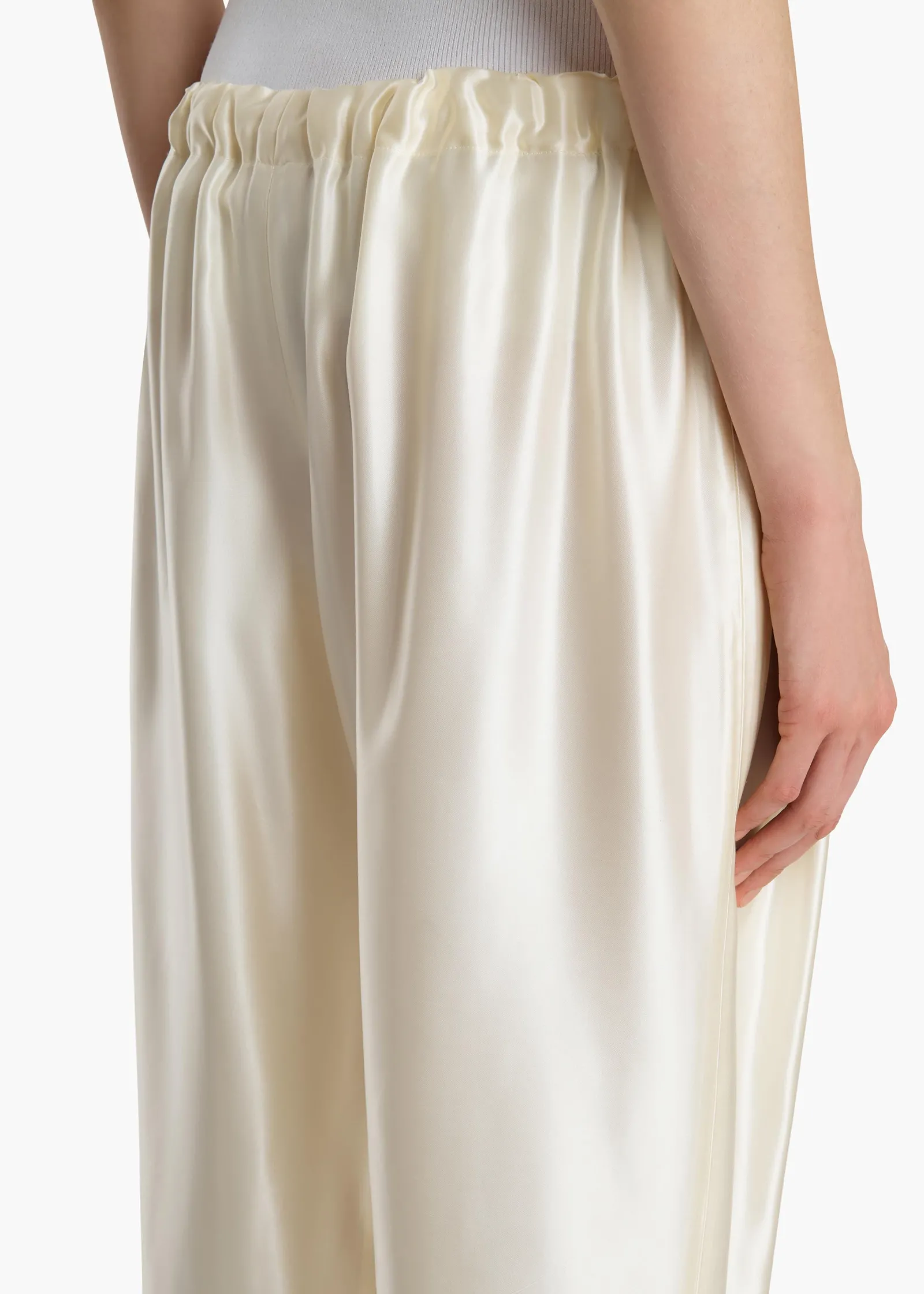 Khaite Pants-Rohen Pant in Cream