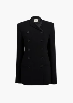Khaite Jackets-Sabel Jacket in Black