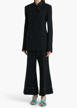 Khaite Jackets-Sabel Jacket in Black