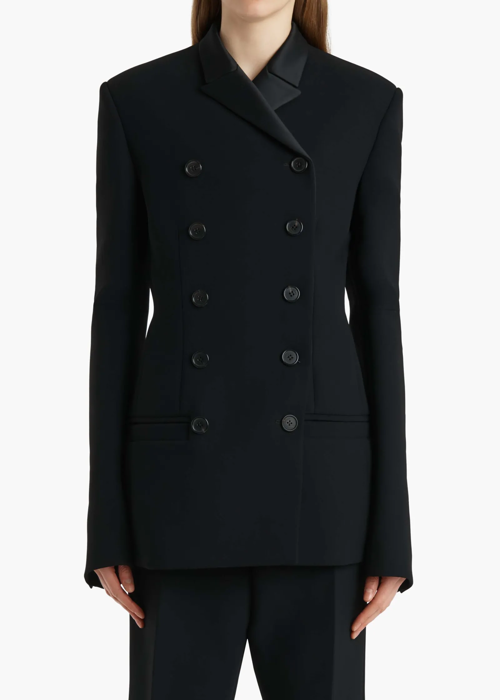Khaite Jackets-Sabel Jacket in Black